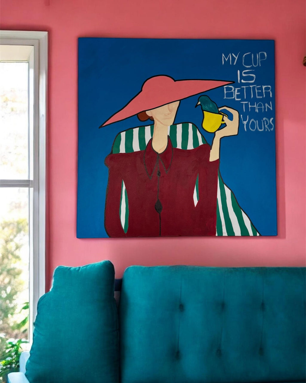 The Breakfast Lady - (painting) Decor Hue&Home Atelier 