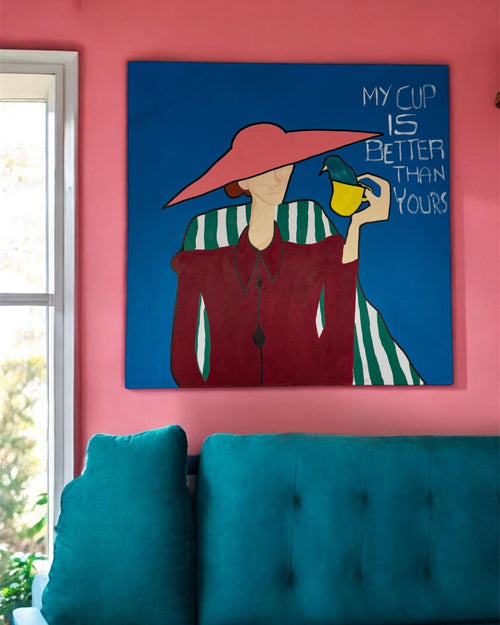 The Breakfast Lady - (painting) Decor Hue&Home Atelier 