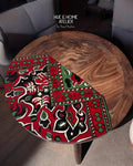 Laal Rekha - Hand-painted Accent Table Table Hue&Home Atelier 